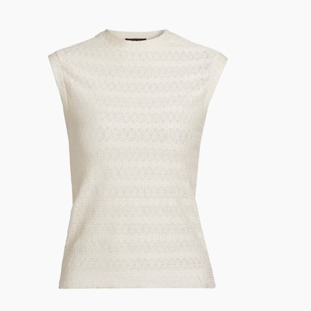 NWT rag & bone Julia Pointelle Muscle Top SMALL